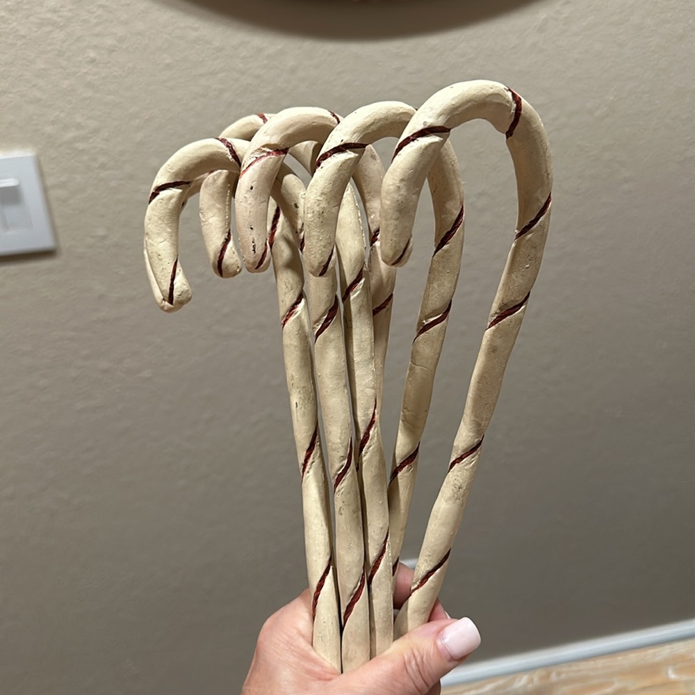 Rustic Candy Canes Set of 6